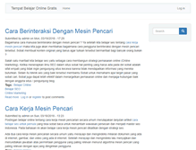 Tablet Screenshot of belajaronlinegratis.com